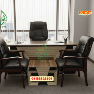 غرفة مكتب ابيض فى اسود اكريلك